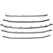 Grille Trim, Chrome, Fits on Grille, Radiator Grille, Bar Number 1-5, For Models With Bar Number 1, 2, 3, 4, 5