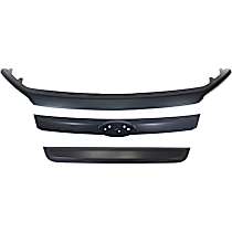 Upper, Lower and Center Grille Trim, Primed, Fits on grille, CAPA CERTIFIED
