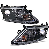 Driver and Passenger Side Headlights, With bulb(s), Halogen