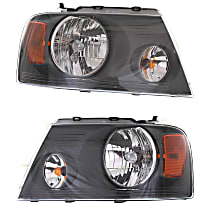 Driver and Passenger Side Halogen Headlight, With bulb(s), For Models With FX4 Luxury Package, OE Replacement, CAPA Certified