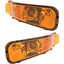 Front, Driver and Passenger Side Turn Signal Lights, with Bulbs
