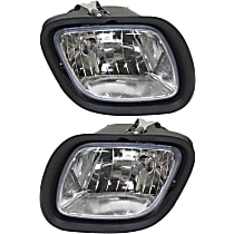 Front, Driver and Passenger Side Fog Lights, With Bulb(s), Halogen, For Models With Daytime Running Light