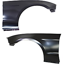 Front, Driver and Passenger Side Fenders, With provisions for mudguard and splash guard, CAPA CERTIFIED