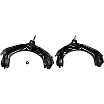 Front, Driver and Passenger Side, Upper Control Arms, With Ball Joints