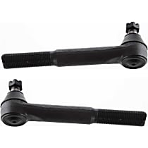 Front, Driver Side, Inner and Outer Tie Rod Ends