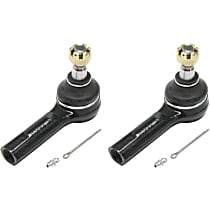 Front, Driver and Passenger Side, Outer Tie Rod Ends