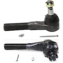 Front, Driver and Passenger Side, Outer Tie Rod End