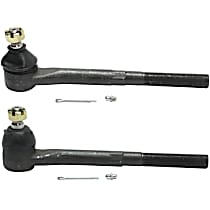 Front, Driver and Passenger Side, Inner Tie Rod End, Rear Wheel Drive, RWD