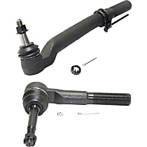 Front, Driver and Passenger Side, Outer Tie Rod Ends