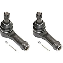 Front, Driver and Passenger Side, Outer Tie Rod Ends