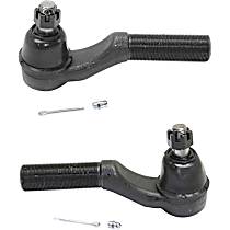 Front, Driver and Passenger Side, Outer Tie Rod Ends