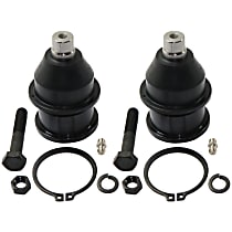Front, Driver and Passenger Side, Upper Ball Joint, Will not fit OE Control Arm