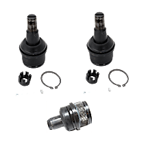 Front, Driver and Passenger Side, Upper and Lower Ball Joints