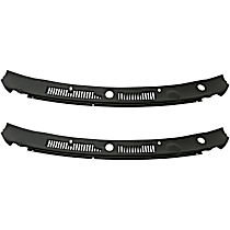 Wiper Cowl Grilles, Black