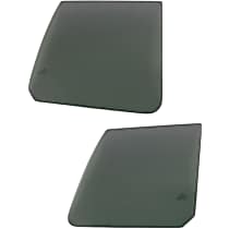 Rear, Driver and Passenger Side Door Glasses, Gray Tint Privacy, Replaces NAGS No. DD09872 YPNN, DD09873 YPNN