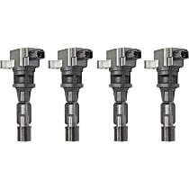 Ignition Coils, Set of 4, 4 Cylinder, 2.3 Liter Engine, with 4 Ignition Coil on Plugs