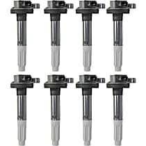 Ignition Coil, Production Date to February 5 2016, Set of 8, 8 Cyl 5.0L