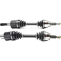 Front, Driver and Passenger Side Axle Assembly - New Set of 2