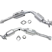 Driver and Passenger Side Catalytic Converters, Federal EPA Standard, 46-State Legal (Cannot ship to or be used in vehicles originally purchased in CA, CO, NY or ME)