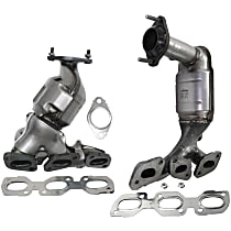 Front, Firewall and Radiator Side Catalytic Converters, Federal EPA Standard, 46-State Legal (Cannot ship to or be used in vehicles originally purchased in CA, CO, NY or ME), 3.0L Engine