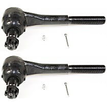 Front, Driver and Passenger Side, Outer Tie Rod Ends