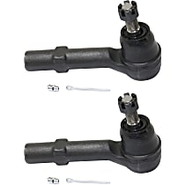 Front, Driver and Passenger Side, Outer Tie Rod Ends