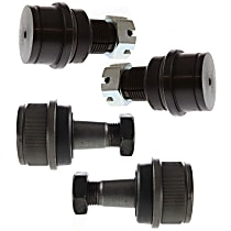 Front, Driver and Passenger Side, Upper and Lower Ball Joints
