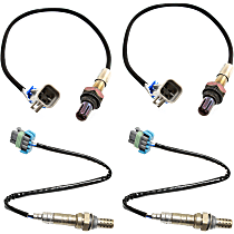 Before and After Catalytic Converter, Front and Rear Oxygen Sensors, 4-wire