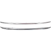 Upper and Lower Grille Trim, Chrome, Center lower molding, Canada, Mexico or USA Built Vehicle