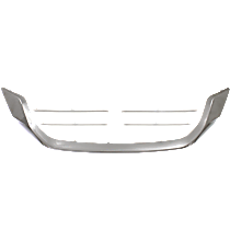 Driver and Passenger Side, Upper and Lower Grille Trim, Chrome, Center upper and lower molding