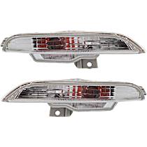 Front, Driver and Passenger Side Turn Signal Light, With bulb(s)