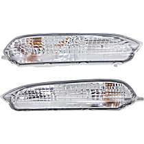 Front, Driver and Passenger Side Turn Signal Light, With bulb(s)