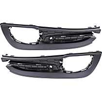 Front, Driver and Passenger Side Fog Light Trim, Sedan, Primed
