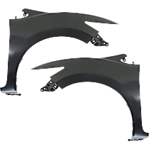 Front, Driver and Passenger Side Fender, 2-Door, Coupe, CAPA Certified