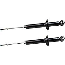 Rear, Driver and Passenger Side Bare Strut, Low Gas Charged Unit - Slow Strut Rod Extension