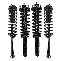 Front and Rear, Driver and Passenger Side Fully Loaded Strut, 4WD