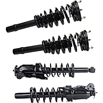 Front and Rear, Driver and Passenger Side Fully Loaded Strut