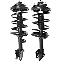 Front, Driver and Passenger Side Fully Loaded Strut, Front Wheel Drive