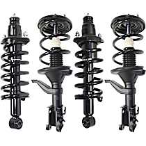 Front and Rear, Driver and Passenger Side Fully Loaded Strut