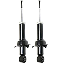 Rear, Driver and Passenger Side Bare Strut, Low Gas Charged Unit - Slow Strut Rod Extension