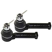 Front, Driver and Passenger Side, Outer Tie Rod Ends