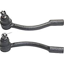 Front, Driver and Passenger Side, Outer Tie Rod Ends