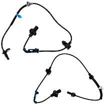 Front, Driver and Passenger Side ABS Speed Sensor, USA Built Vehicle