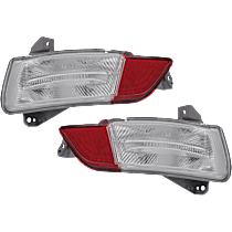 Driver and Passenger Side Back Up Light With bulb(s) CAPA Certified