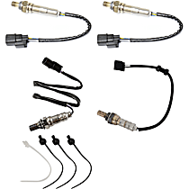 Before Catalytic Converter, Driver and Passenger S Oxygen Sensor, FI, Naturally Aspirated, GAS, Set of 4, 6 Cyl 3.5L