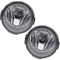 Front, Driver and Passenger Side Halogen Fog Light, With bulb(s), OE Replacement