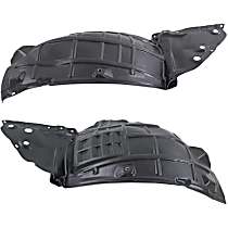 Front, Driver and Passenger Side, Front Section Fender Liner