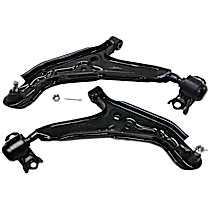 Front, Driver and Passenger Side, Lower Control Arms, With Ball Joints