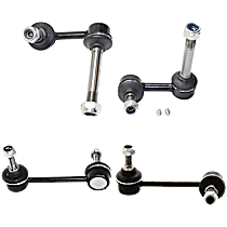 Front and Rear, Driver and Passenger Side Sway Bar Link, Rear Wheel Drive, Sedan