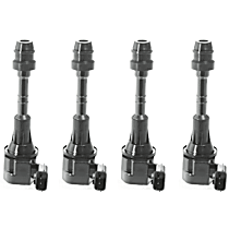 Ignition Coil, Set of 4, 4.0L 6Cyl - 